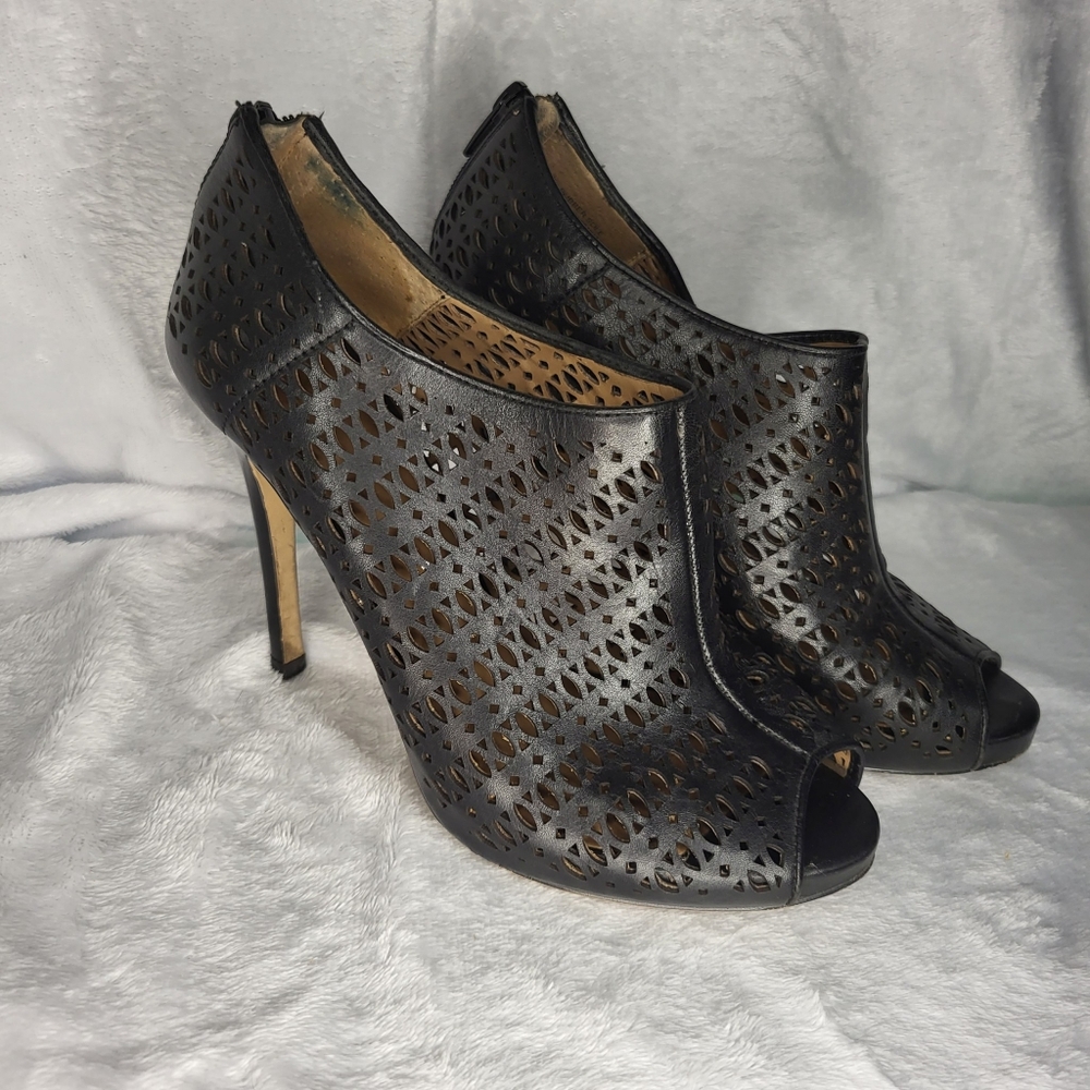 Ann Taylor Peep Toe High Heel Bootie